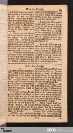 Von der Tauffe.