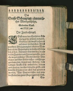 Der Grosse Schauplatz Jämmerlicher ... [CLI. - CLVII.]
