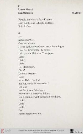 Linker Marsch