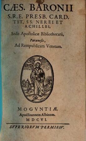 Paraenesis ad rempublicam Venetam