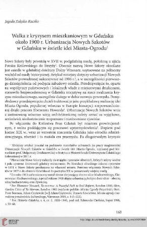 11: Walka z kryzysem mieszkaniowym w Gdańsku około 1900 r. Urbanizacja Nowych Szkotów w Gdańsku w świetle idei Miasta-Ogrodu