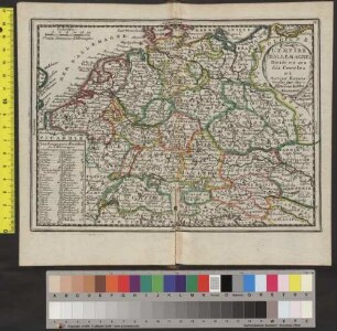 L' Empire D'Allemagne : Divisé en ses dix Cercles et Autres Estats. Dreßé sur les Memoires les plus Nouveaux