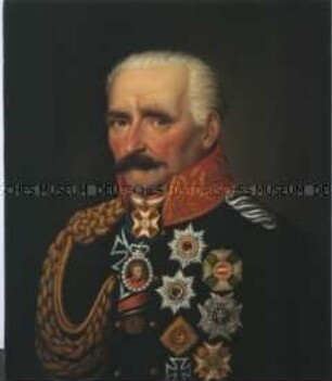 Gebhard Leberecht von Blücher (1742-1819) in der preußischen Generalsuniform