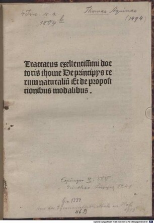 De principiis naturae