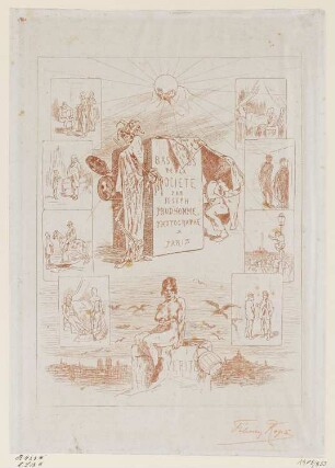 Wahrheit, Titelblatt aus: Henry Monnier, "Les bas-fonds de la société", Amsterdam 1864