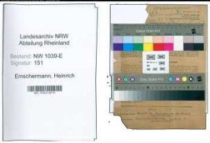 Entnazifizierung Heinrich Emschermann , geb. 07.01.1905 (Polizeibeamter)