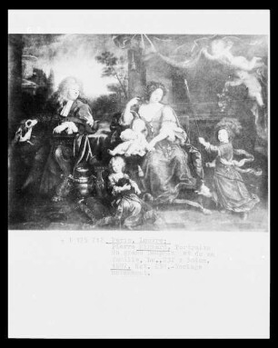 Prinz Louis von Frankreich, Le Grand Dauphin mit seiner Familie