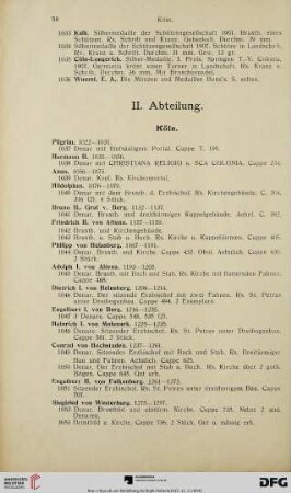 II. Abteilung (Nr. 1037-2199)