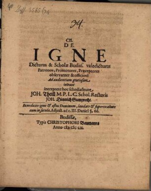 CII .De igne