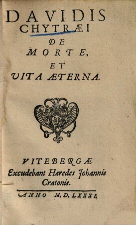 De morte et vita aeterna