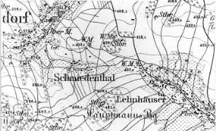 Beiersdorf. Meßtischblatt, Sekt. Neusalza, 1883
