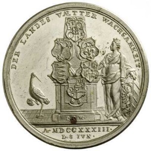 Medaille, 1733