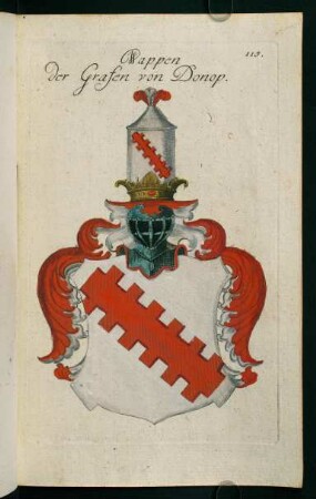 115r-115v, 115. Wappen der Grafen von Donop