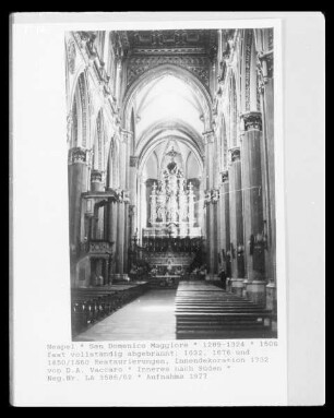 San Domenico Maggiore — Innenausstattung