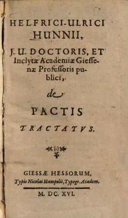 De pactis tractatus