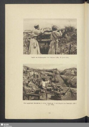 Spahis im Schützengraben bei Ribecourt (Oise, 22. Juni 1916)