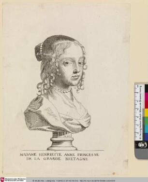 Madame Henriette Anne Princesse de la Grande Bretagne