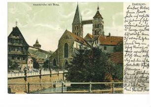 Stadtkirche und Burg in Esslingen