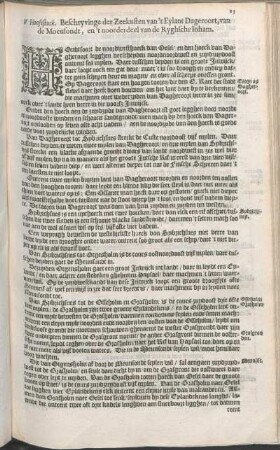 V Hooftstuck. Beschryvinge der Zeekusten van't Eylant Dageroort, van de Moensondt, en't noorderdeel vande Ryghsche Inham.