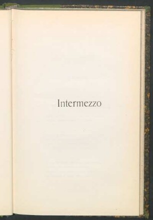 Intermezzo