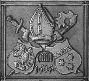 Hapsal, Schloßruine, Wappen des Bischofs Johann IV. Kyvels
