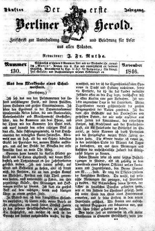 Nummer 130, November 1846