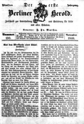 Nummer 130, November 1846