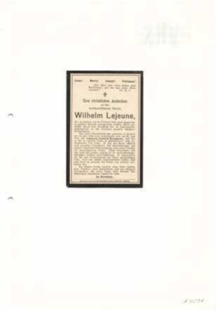 Lejeune, Wilhelm