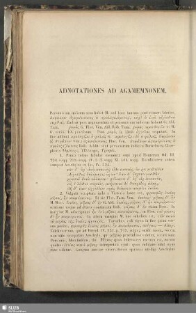Adnotationes ad Agamemnonem
