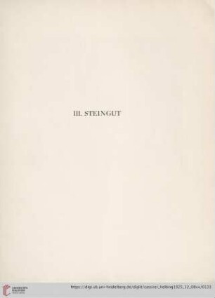 III. Steingut (Nr. 166-168)