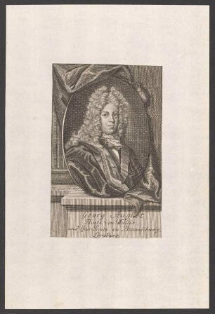 Porträt Georg August, Prinz von Wales, später König Georg II. von Großbritannien (1683-1760)