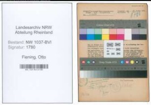 Entnazifizierung Otto Fiening , geb. 00.00.0000 (Stadtinspektor)