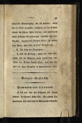 Drittes Gespräch: Frommann und Treumann