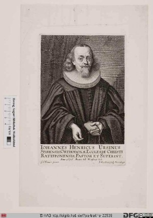 Bildnis Johann Heinrich Ursinus