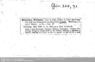 Chirurgia 0260,73