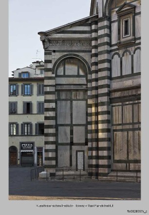 San Giovanni, Baptisterium, Südfassade, Florenz