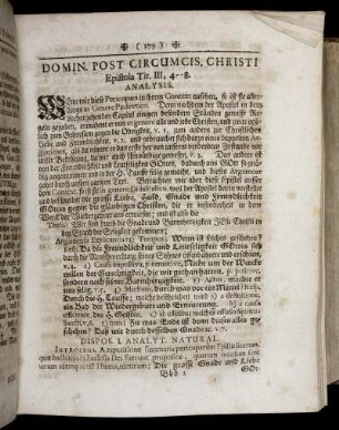 Domin. Post Circumcis. Christi