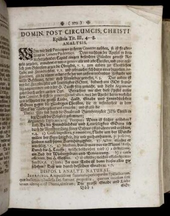 Domin. Post Circumcis. Christi
