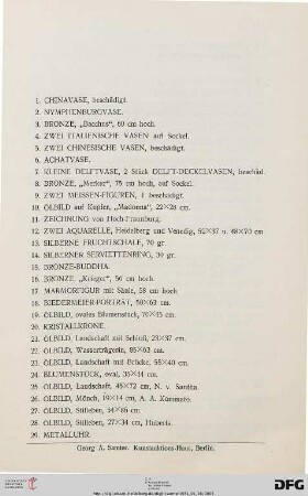 Ausländischer Besitz (Nr. 1-151)