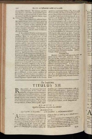 Titulus XII. De Legitima.