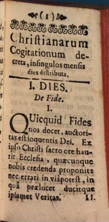 Circulus Menstruus Christianarum Cogitationum