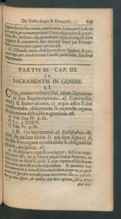 Cap. IIX. De Sacramentis In Genere