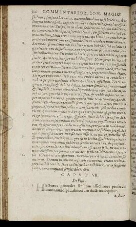 Caput VII. De Visu