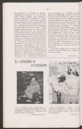 La caricatura en el extranjero - [Dos caricaturas]