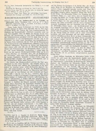 523 [Rezension] Aland, Kurt, Über den Glaubenswechsel in der Geschichte des Christentums