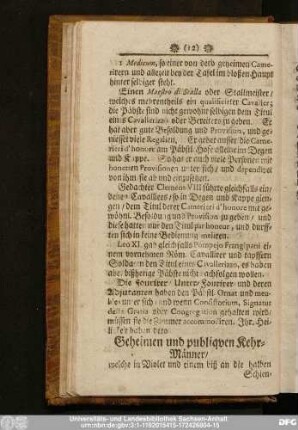 Geheimen und publiquen Kehr-Männer