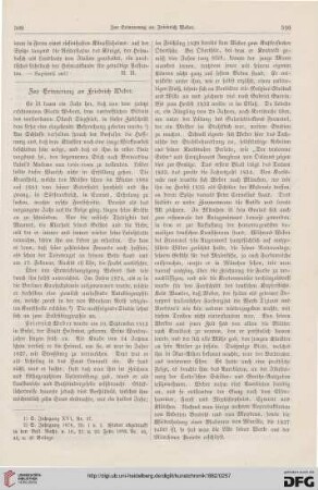 Zur Erinnerung an Friedrich Weber, [1]
