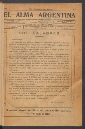 Dos palabras