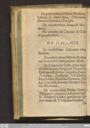 De Gallicis.