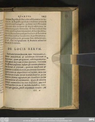 De Locis Rerum.